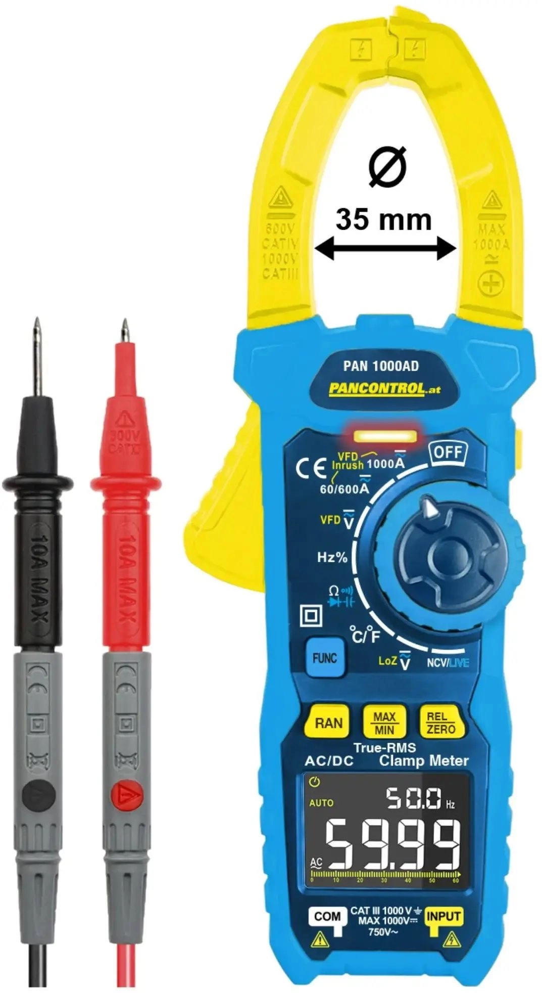 Lange Łukaszuk Digital current clamps 1000A