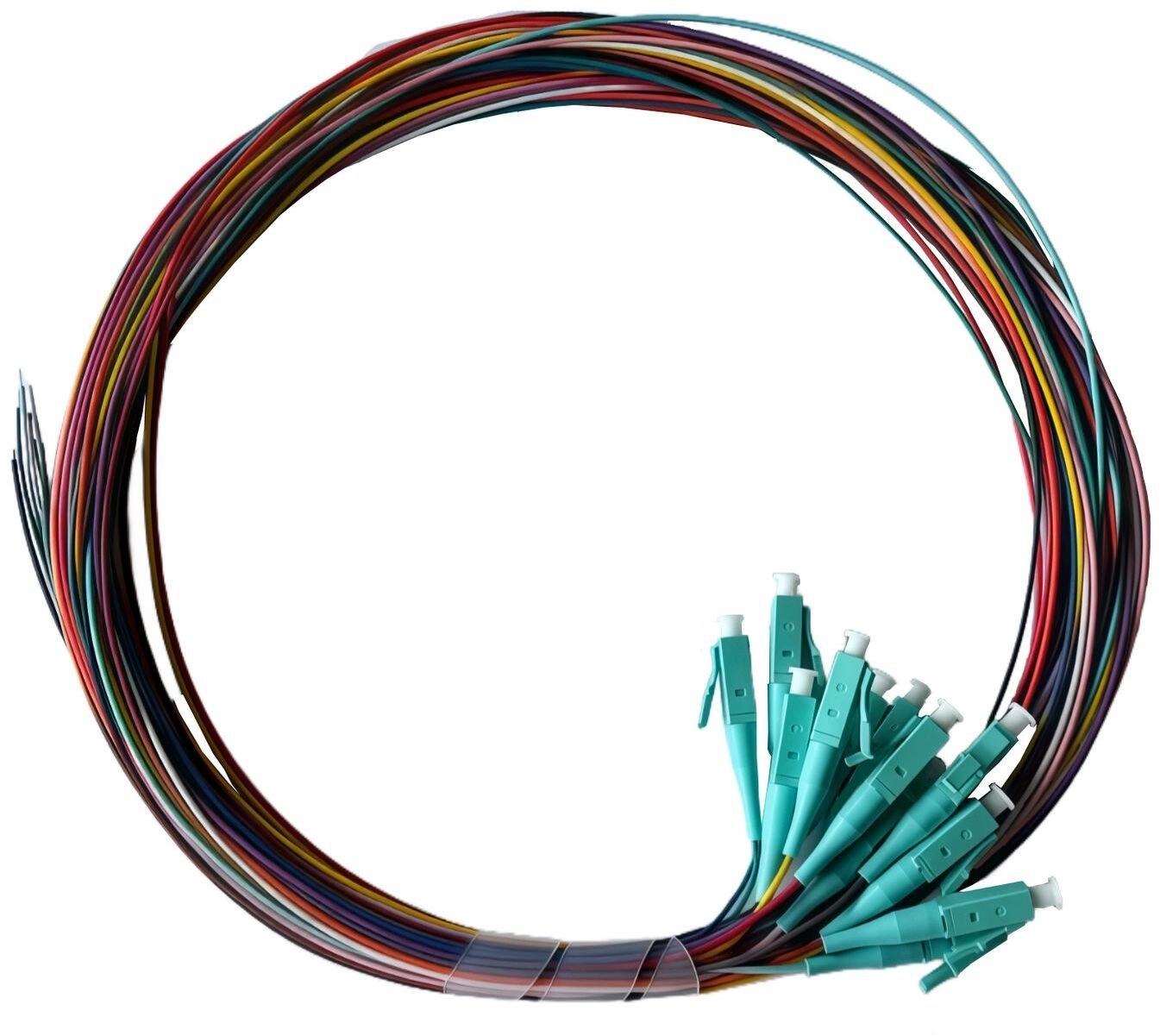 Lanview Pigtail LC/UPC 50/125 OM3 LVO-PIG-LCUPC-12CORE-OM3-2M