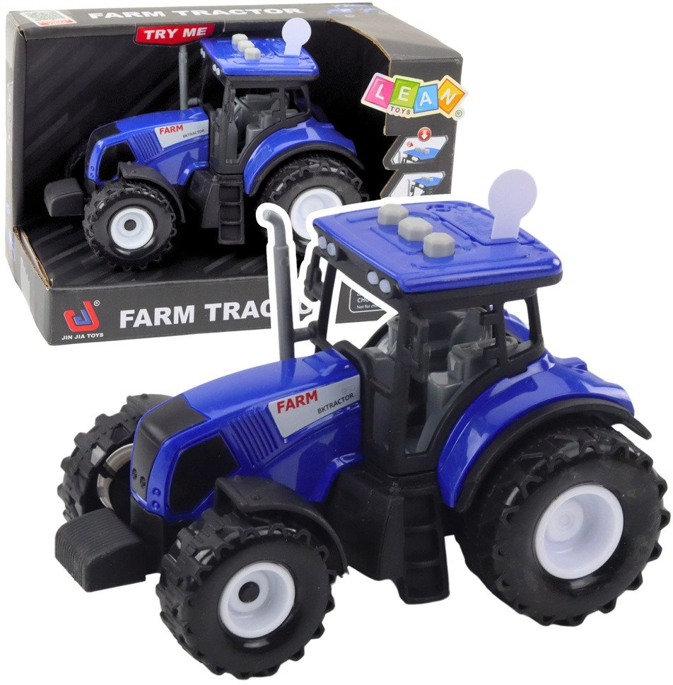 Farm Tractor Agricultural Lights Sounds Blue