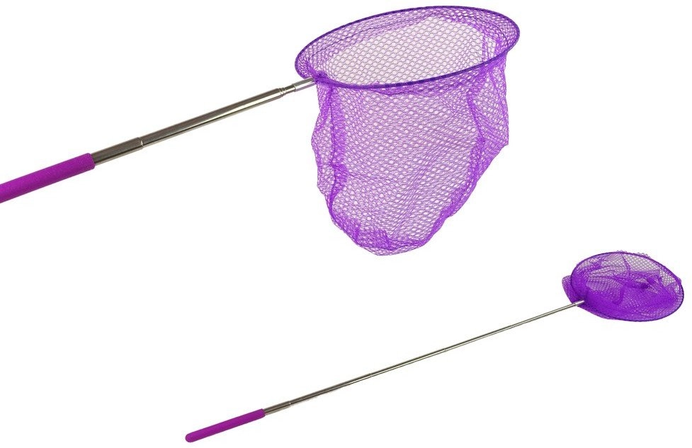 Telescopic butterfly net purple 85 cm