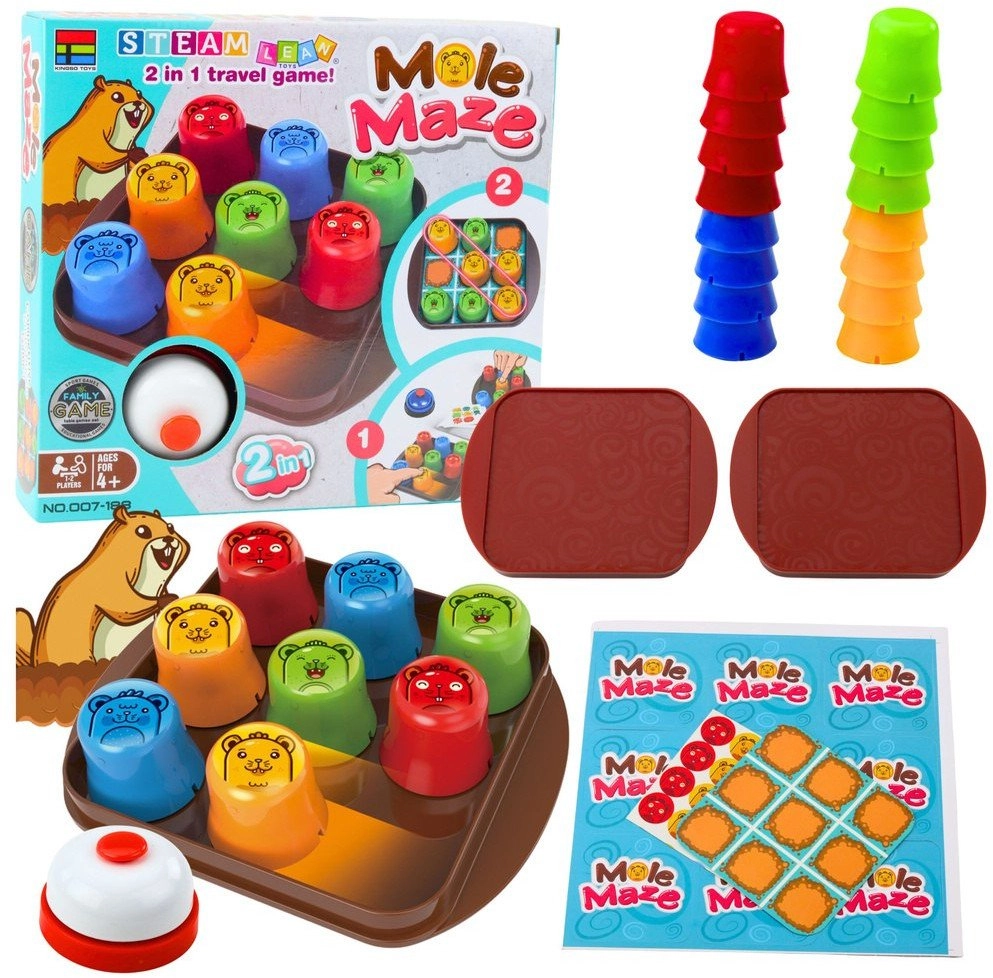 2in1 Mole Maze Arcade Game Quick