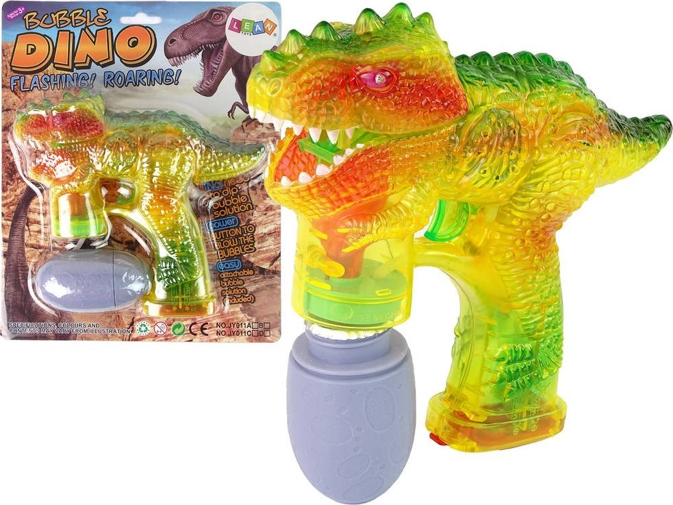 LeanToys Soap Bubbles Dinosaur Bubble Liquid