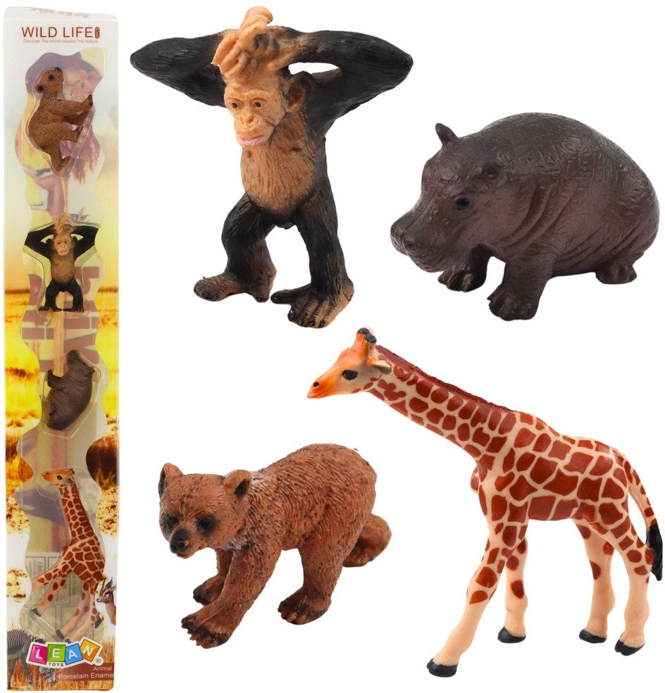 Set of Mini Figurines Wild Animals