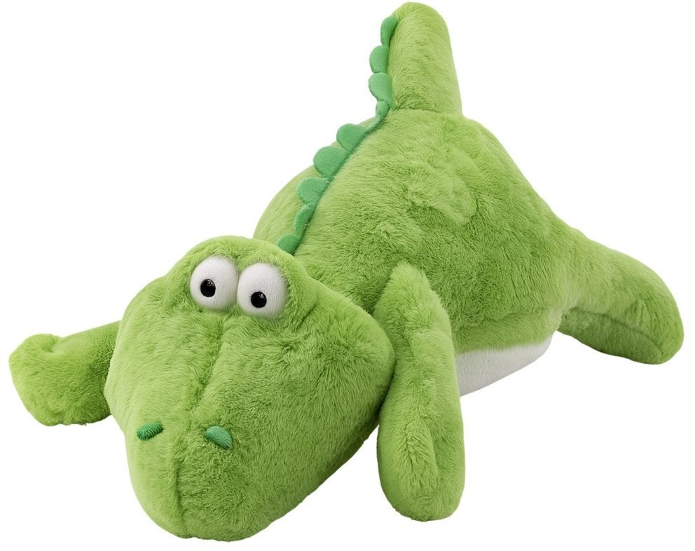 Plush Crocodile Cuddly Mascot Light Green