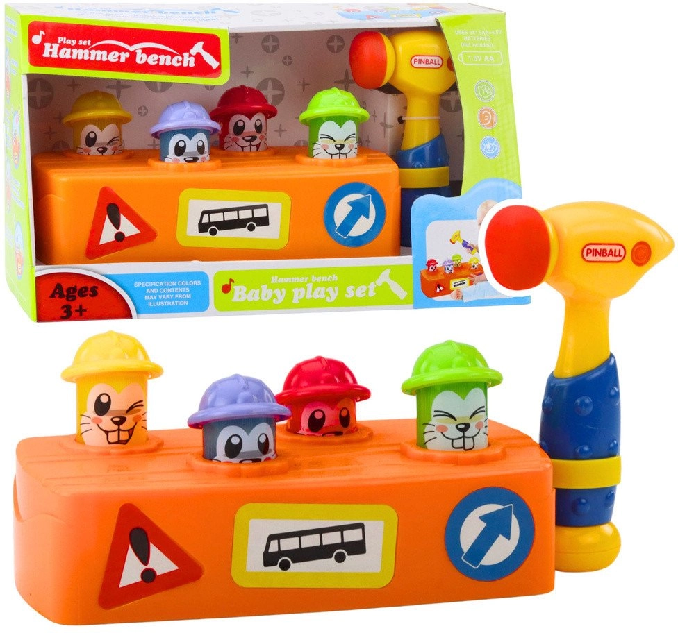 Interactive Toy Colorful Pestle Hammer Hamsters