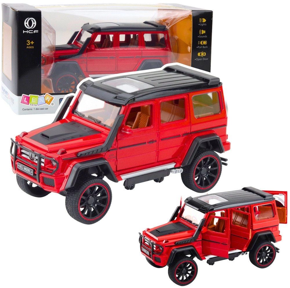 Off-Road Car Metal Pull-Back Drive Opening