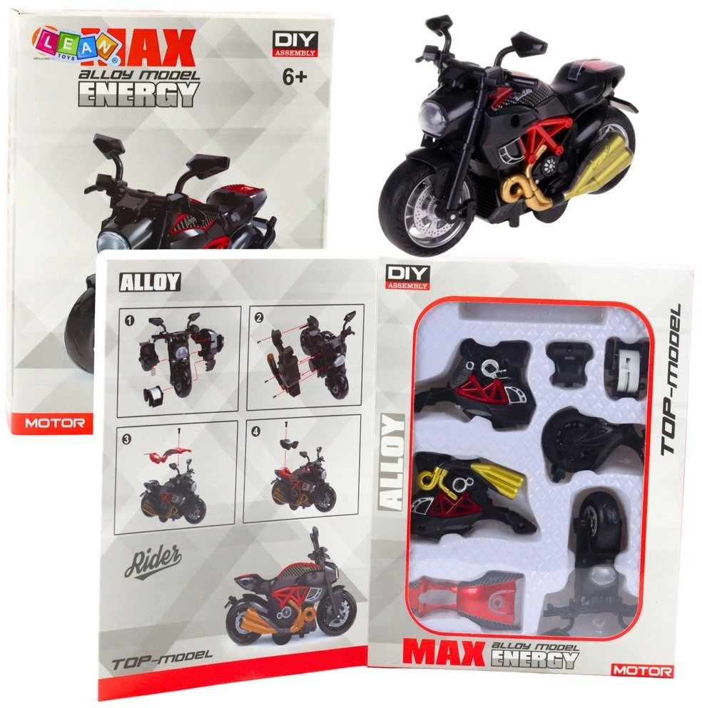 Motorcycle Folding Twisting Metal 1:14 DIY