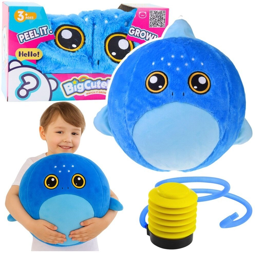 Blue shark jumping ball + pump