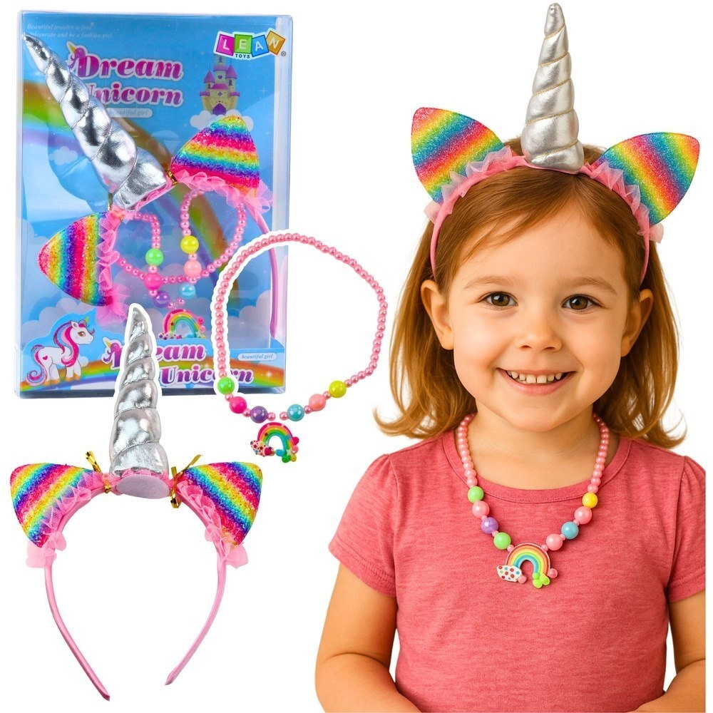 Unicorn headband + necklace 15693134 5905991086635