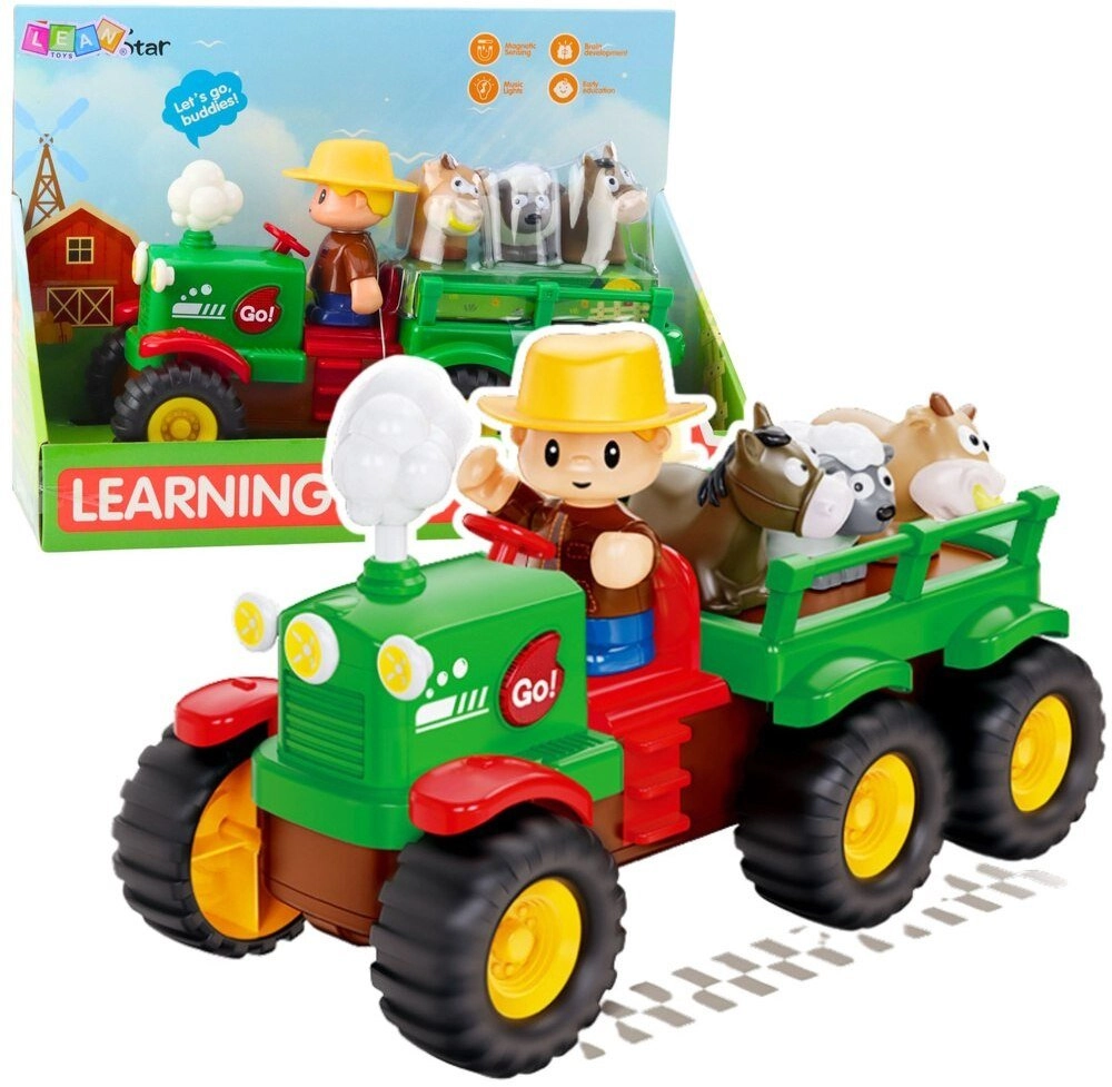 Interactive Educational Tractor For Toddlers Animals