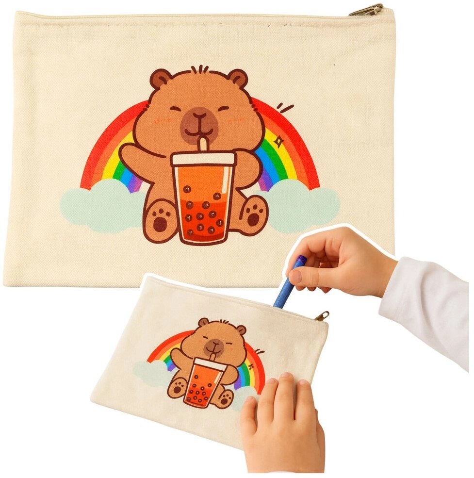 Capybara cosmetic bag with zipper 15697799