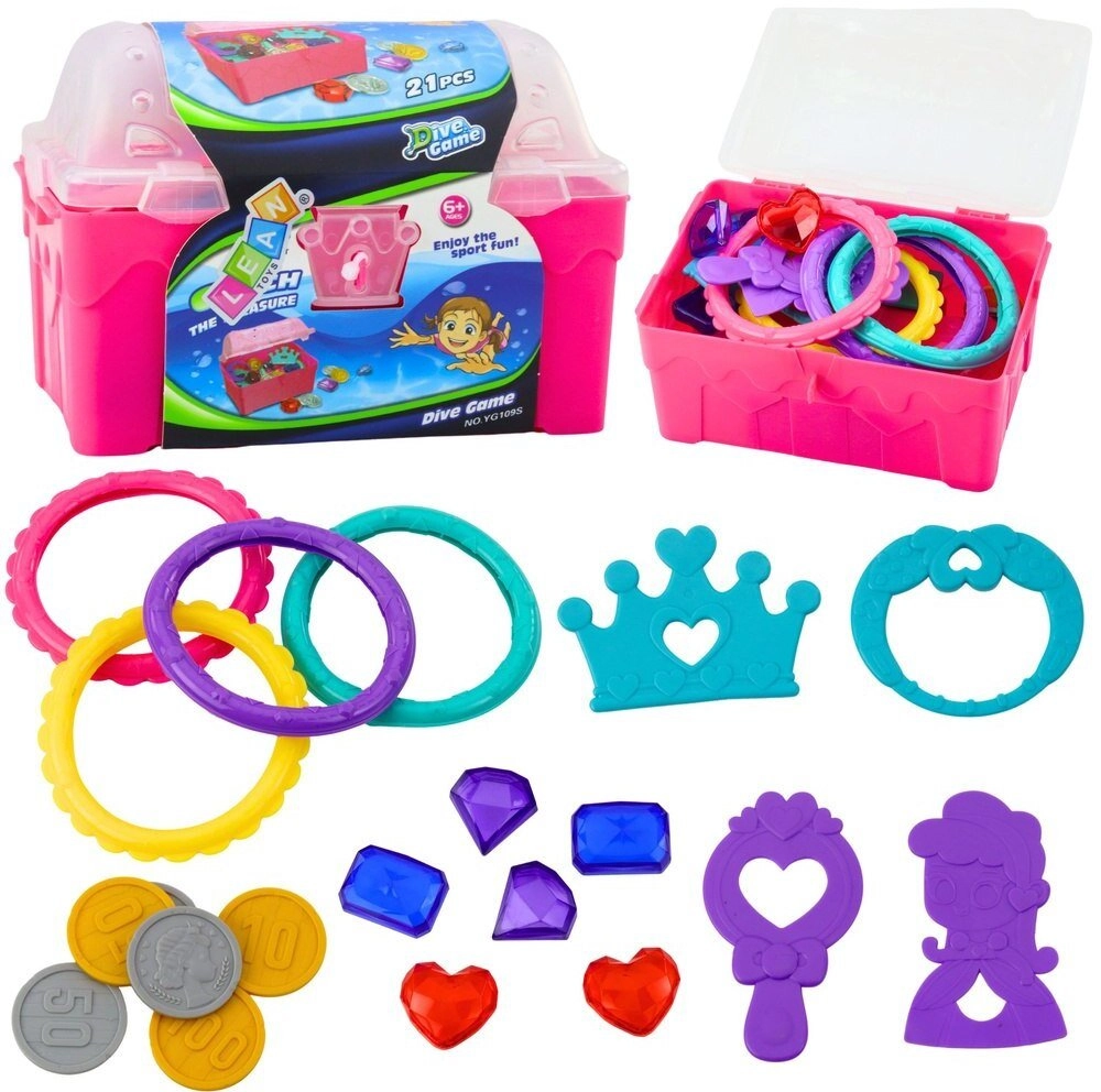 Set of Treasures in a Diving