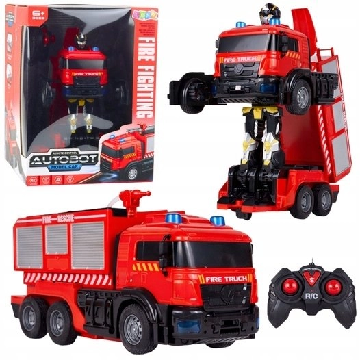 Lean Toys Fire Robot Car 2