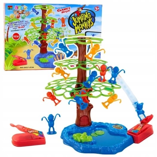 Family Arcade Game Jumping Monkeys Tree