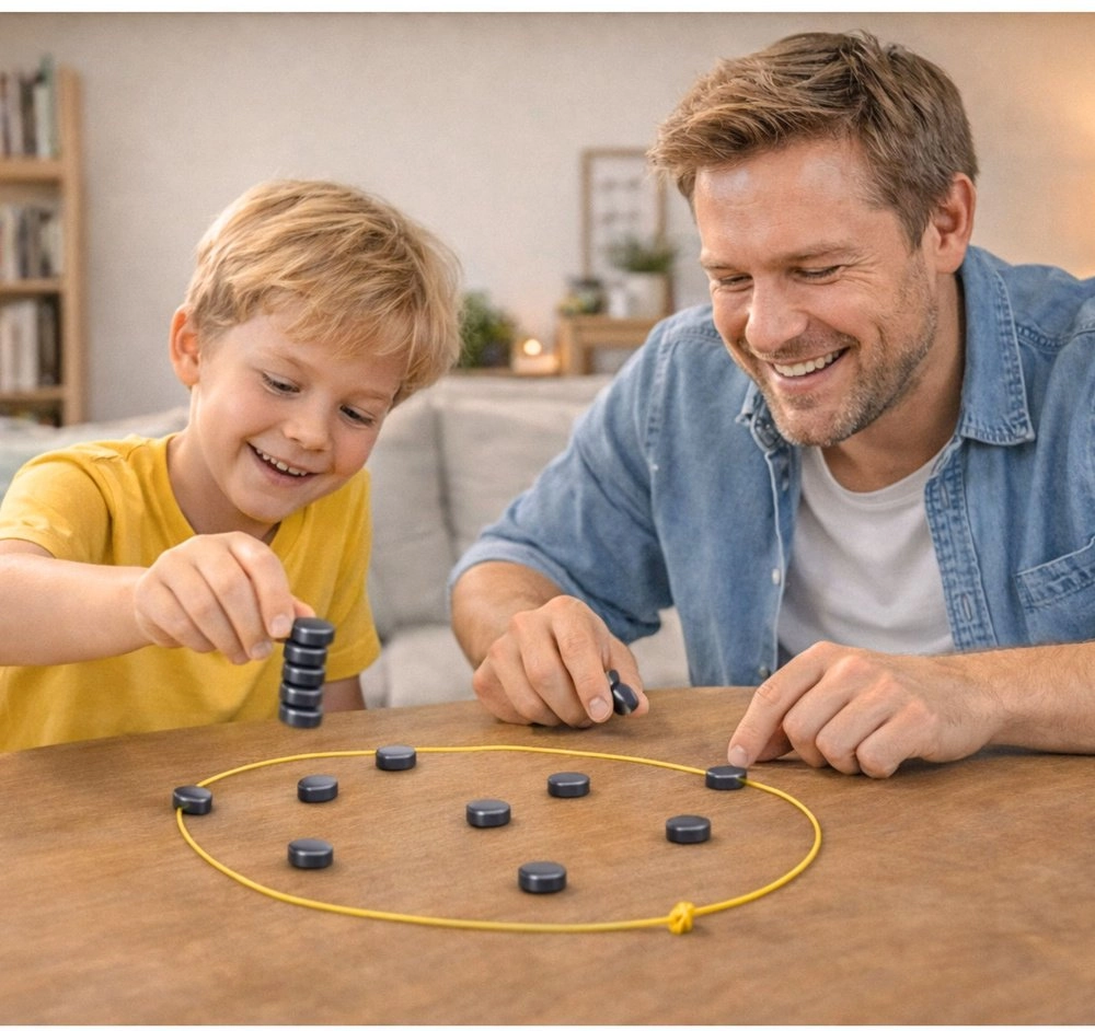 LeanToys Strategic Arcade Game Magnetic Stones