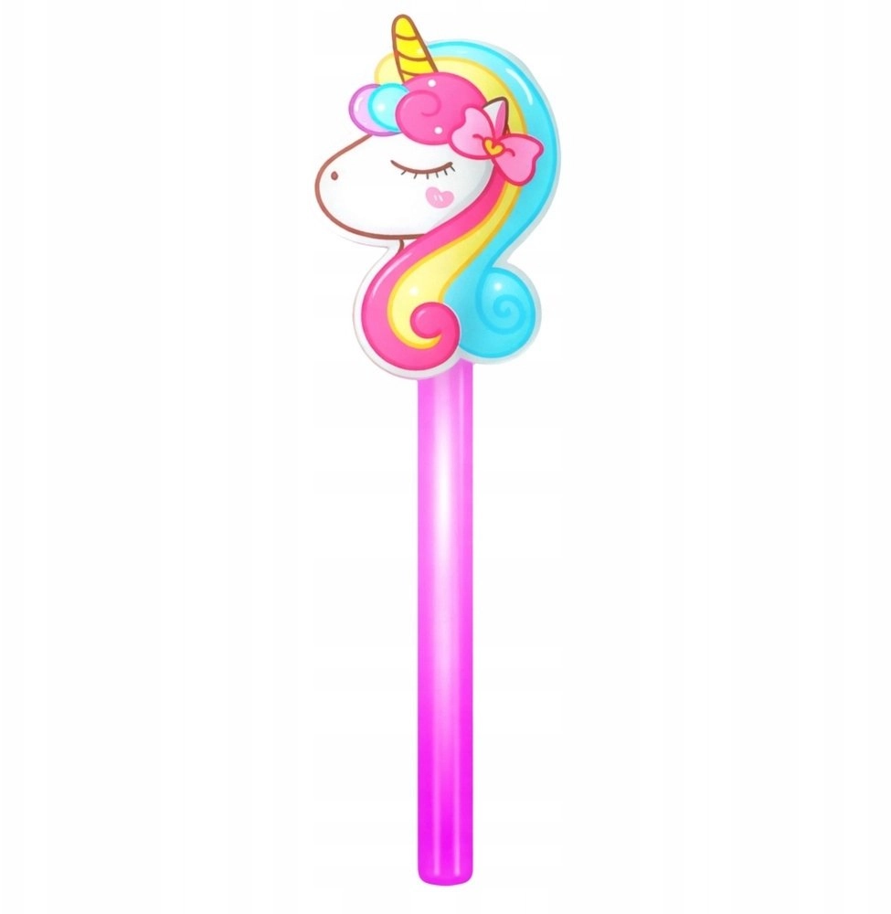 LeanToys Fluorescent Wand with Unicorn Glow