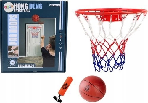LeanToys Basketball Set Hoop Ball Pump