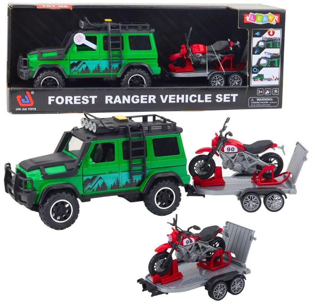 Set Off-Road Car With Tow Truck