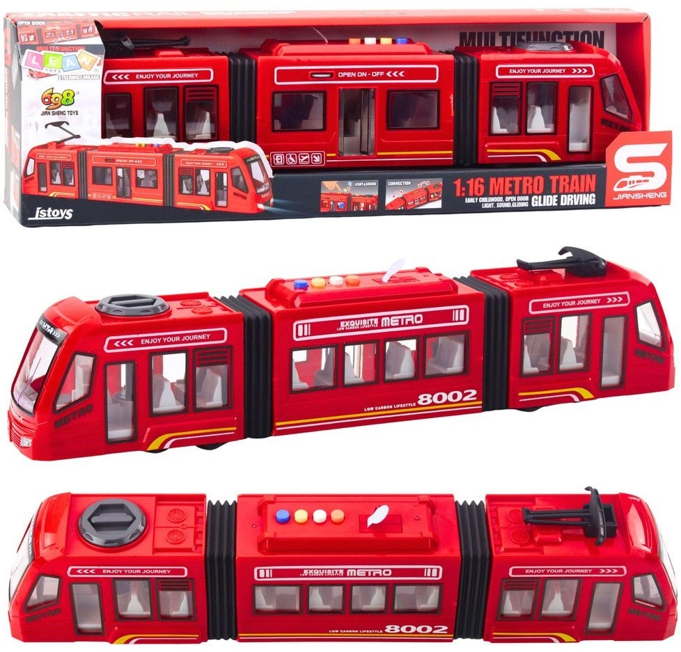 Tram opening doors light sound 1:16