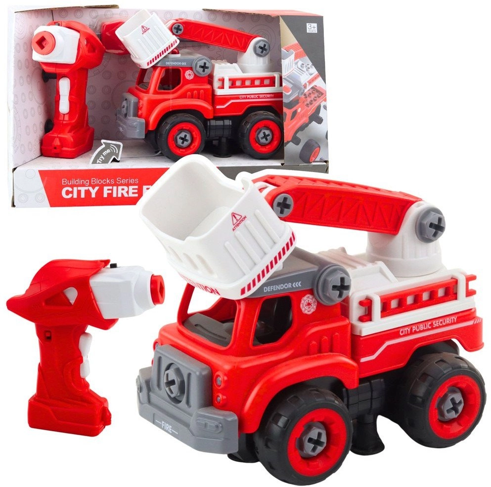 Fire Truck With Boom For Screwing