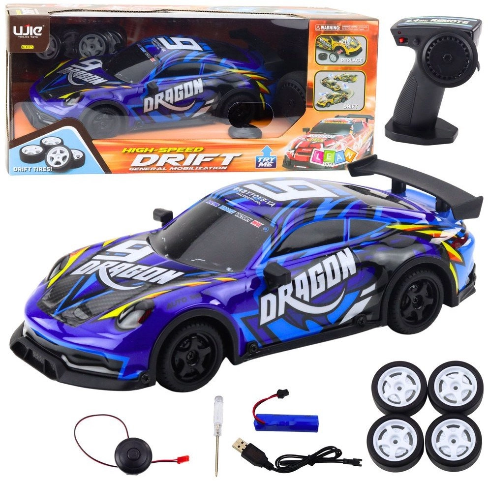 Auto Sportowe Zdalnie Sterowane RC Podświetlana