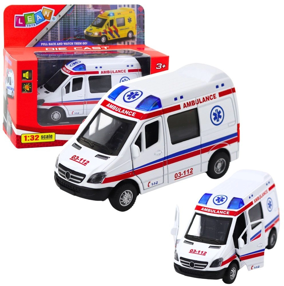 Ambulance Metal Ambulance With Pull Back