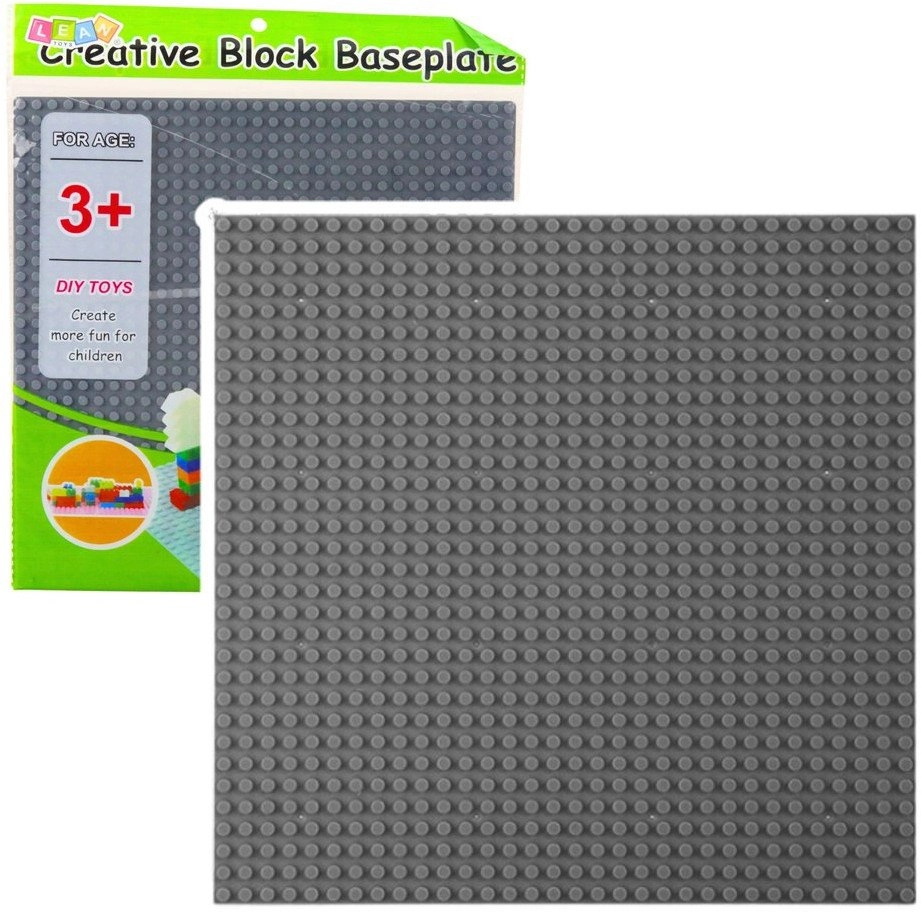 Construction Board for Building Blocks Gray