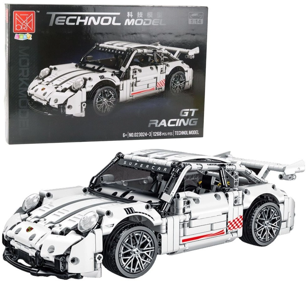 Lean Toys Construction Blocks Car GT