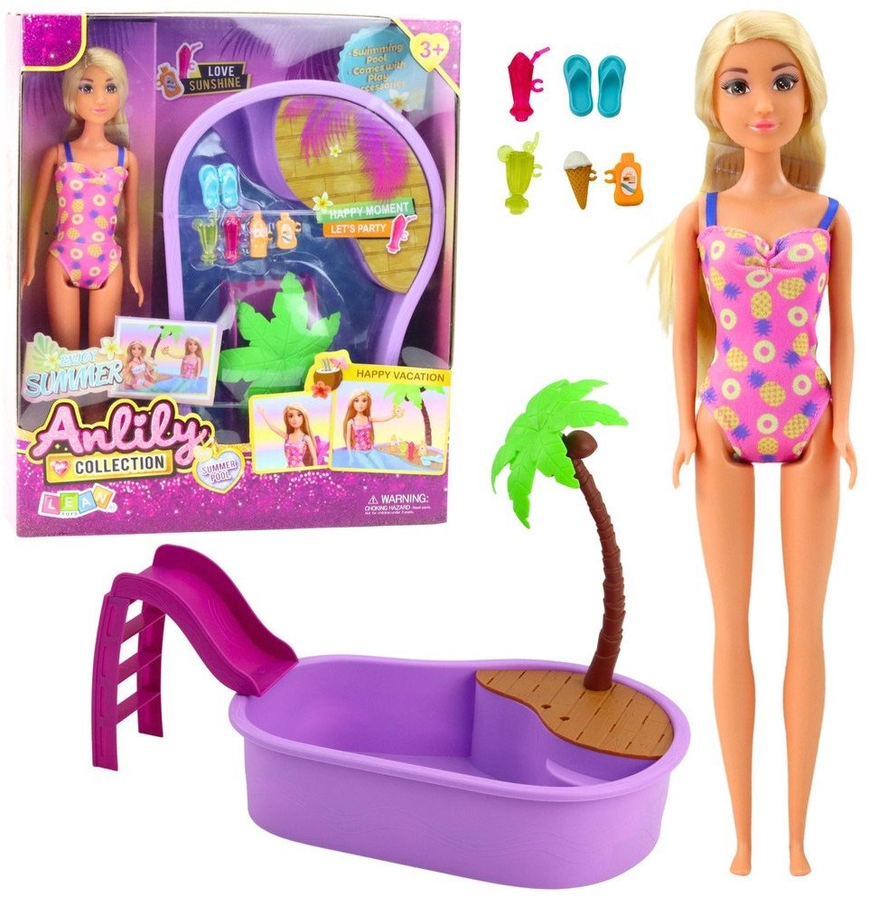 Set Anlily Doll On the Beach