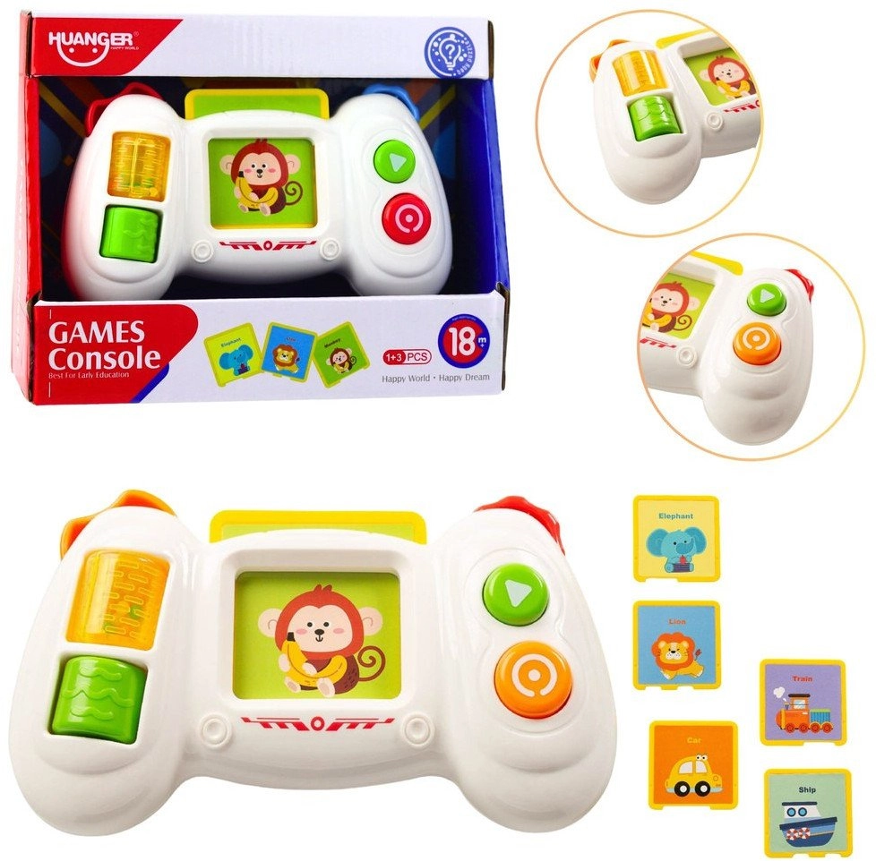 Interactive Educational Pad Console With Cards