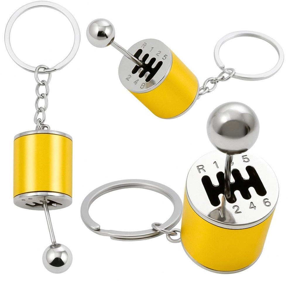 Metal Keychain for Keys  Movable Gearbox