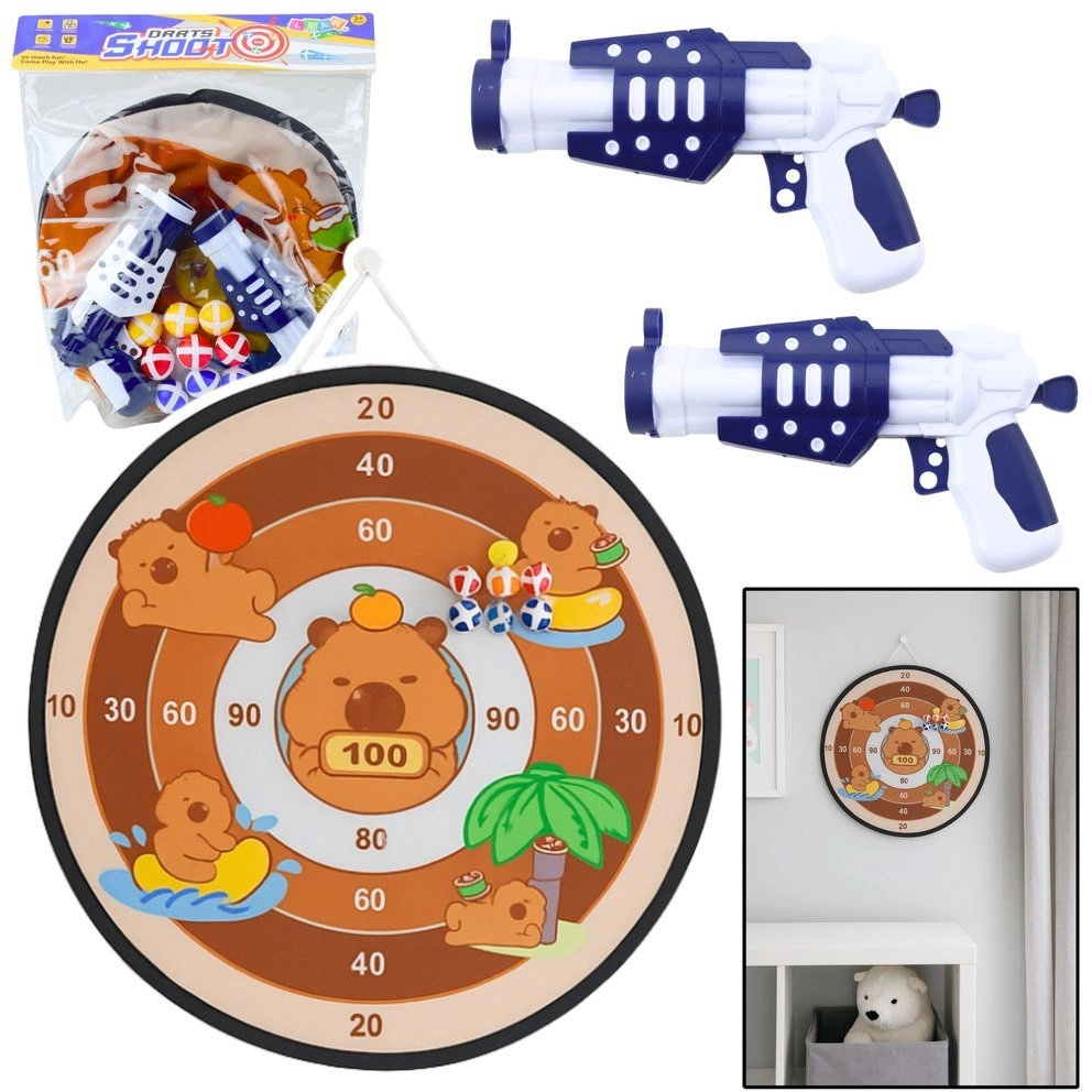 Arcade Game Capybara Shield Dart Velcro