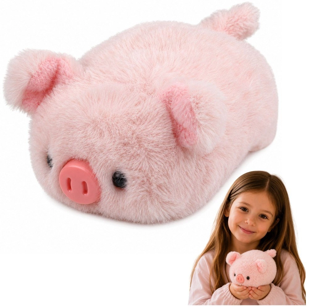 Maskotka świnka różowa 16cm 5907990202269