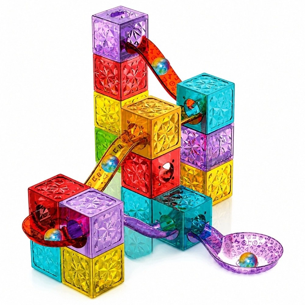 Magnetic cube blocks Track Kulkow 28