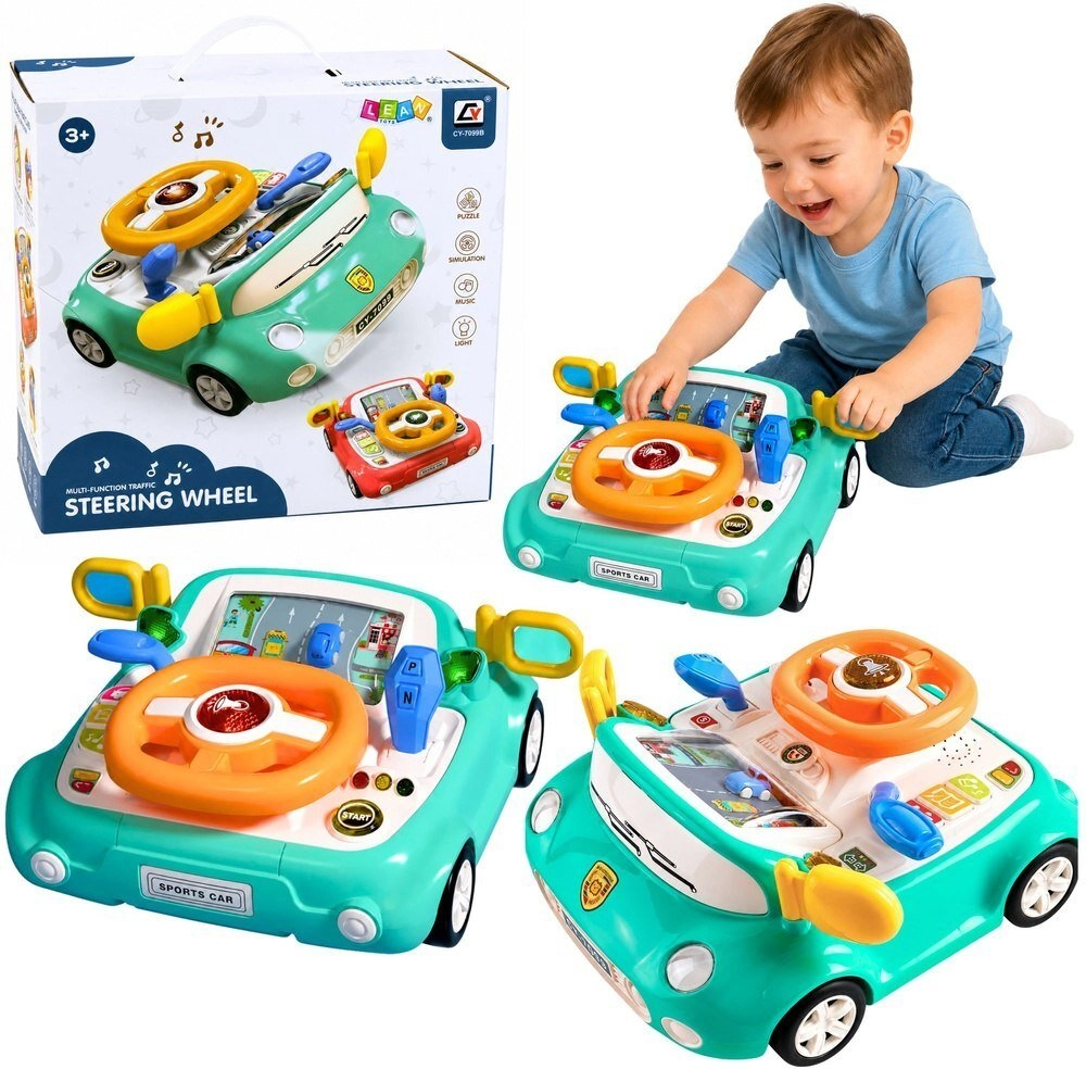 LeanToys Panel Interactive Driving Simulator Toy