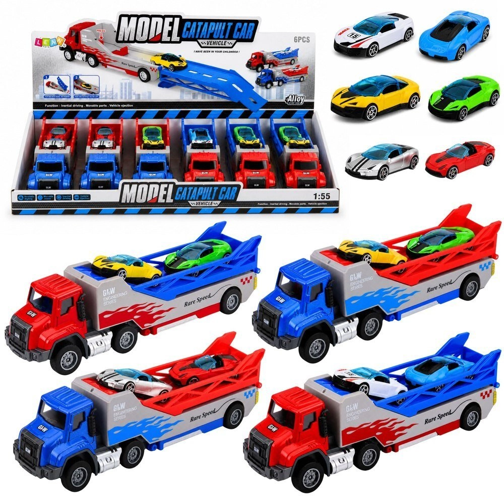 LeanToys Truck with ramp Transporter Launcher