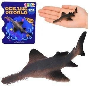 LeanToys Rubber Fish Swordfish Figurine Stretchy