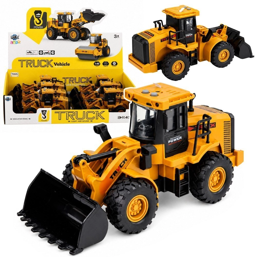 LeanToys Construction Vehicle Excavator With Moving