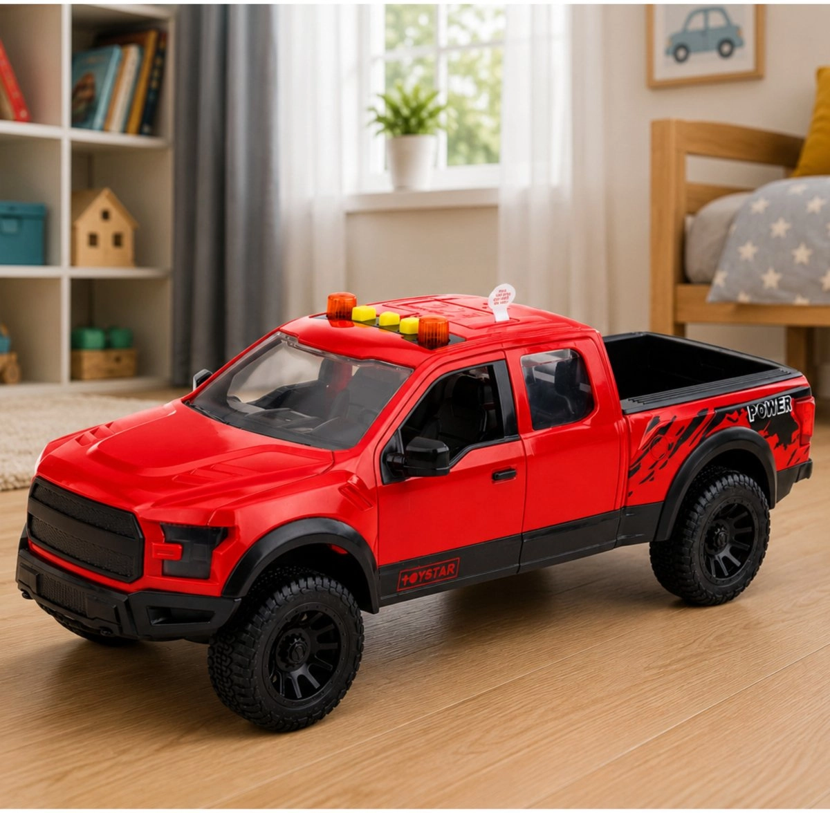 LeanToys Car Pickup Opening Doors Hatch