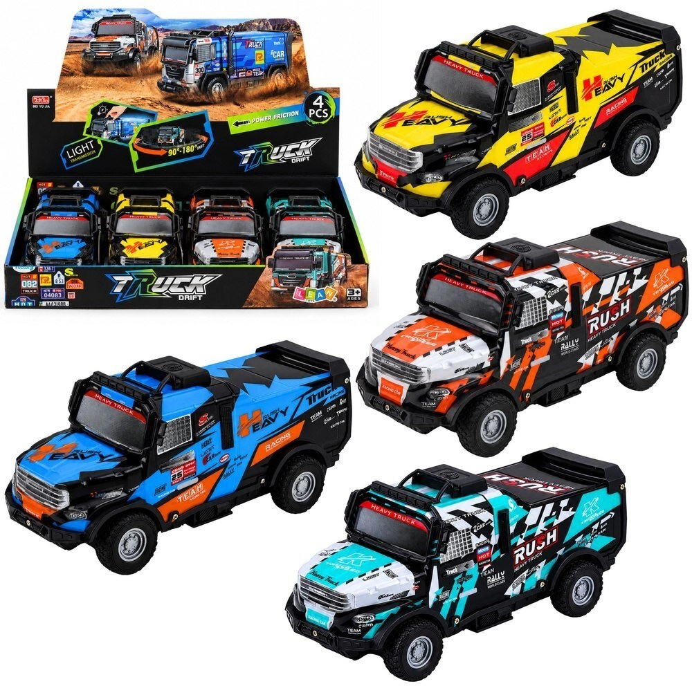 LeanToys Off-Road Car With Friction Drive