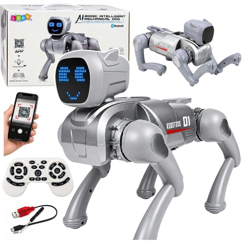 LeanToys Pies Robot AI Zdalnie Sterowany