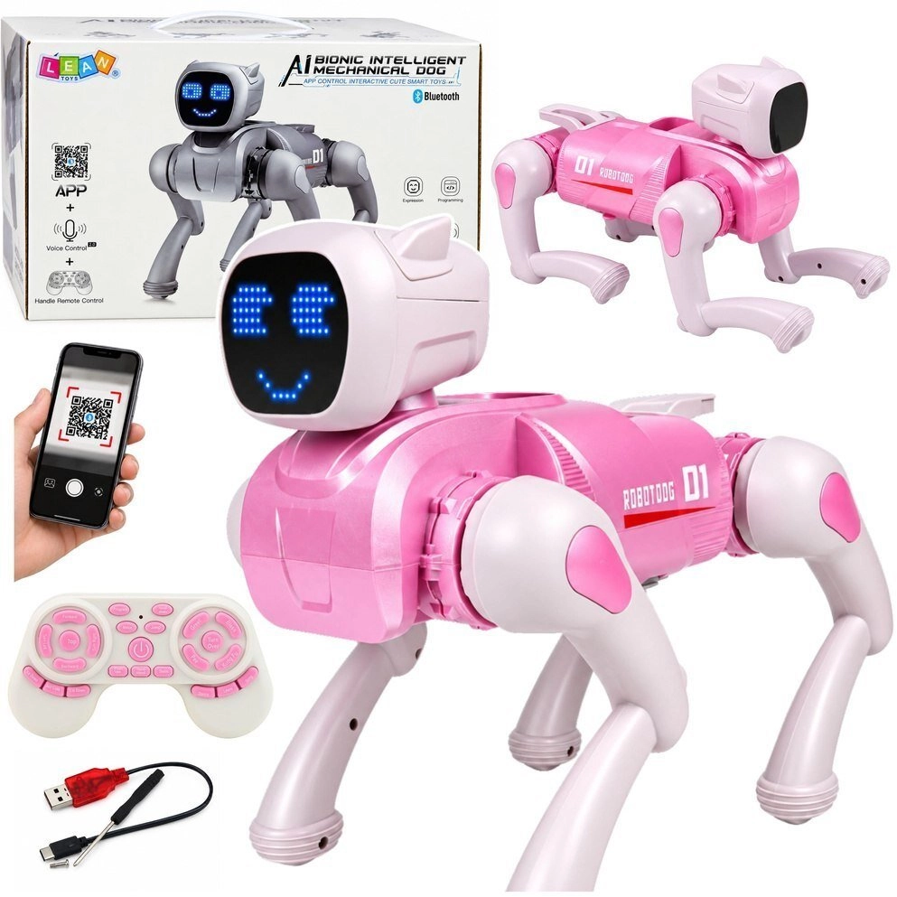 LeanToys Pies Robot AI Zdalnie Sterowany