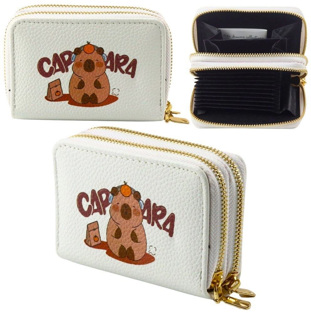 Lean Wallet with two compartments Capybara