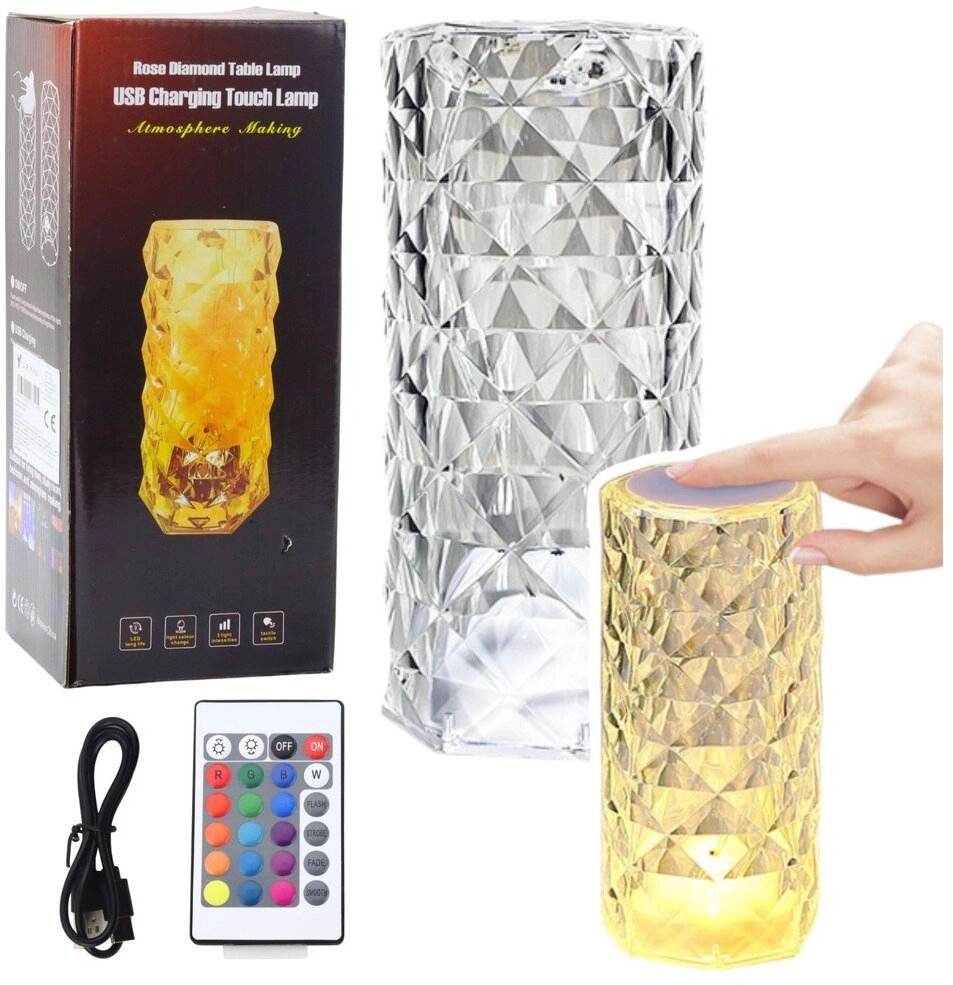 Crystal LED Night Lamp 16 Colors