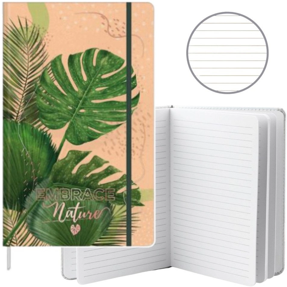 A5/80K notebook  Monstera Leaves line 21671