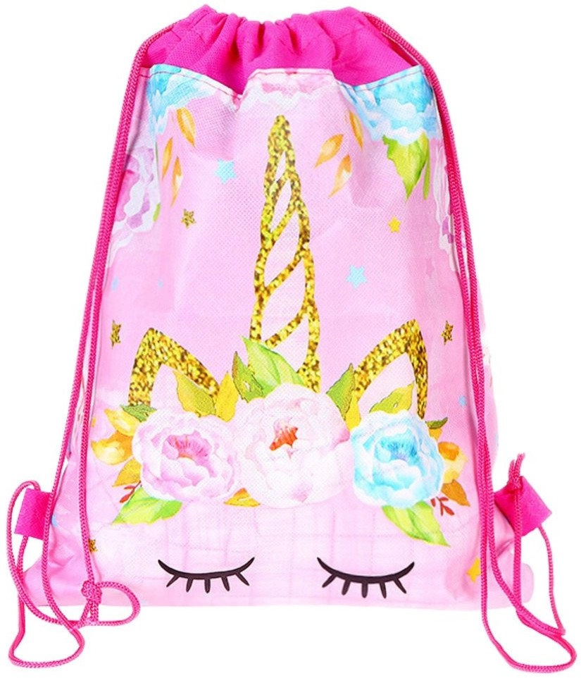 Shoe bag Unicorn Flowers pink 5905991059370