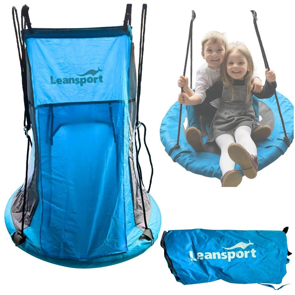 Tent for swing stork`s nest sky