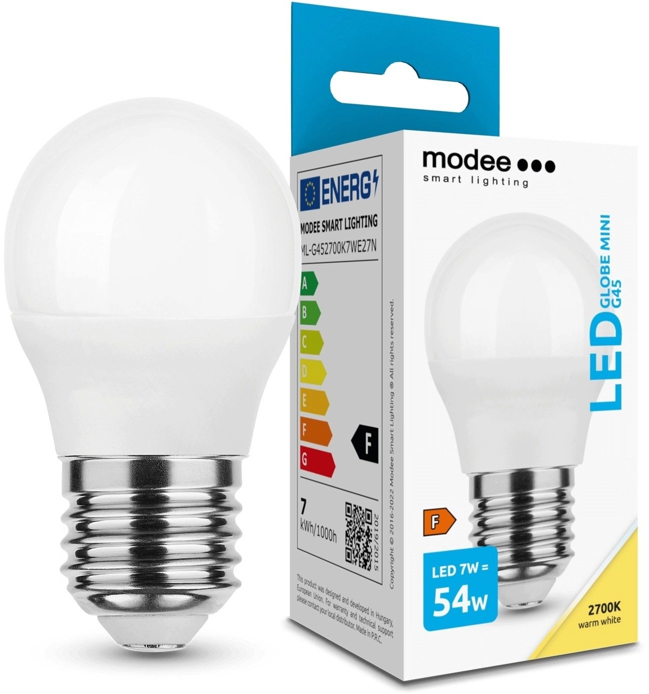Ledvance Modee E27 7W mini globe
