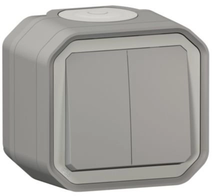 NEW PLEXO 55 Double switch/double button
