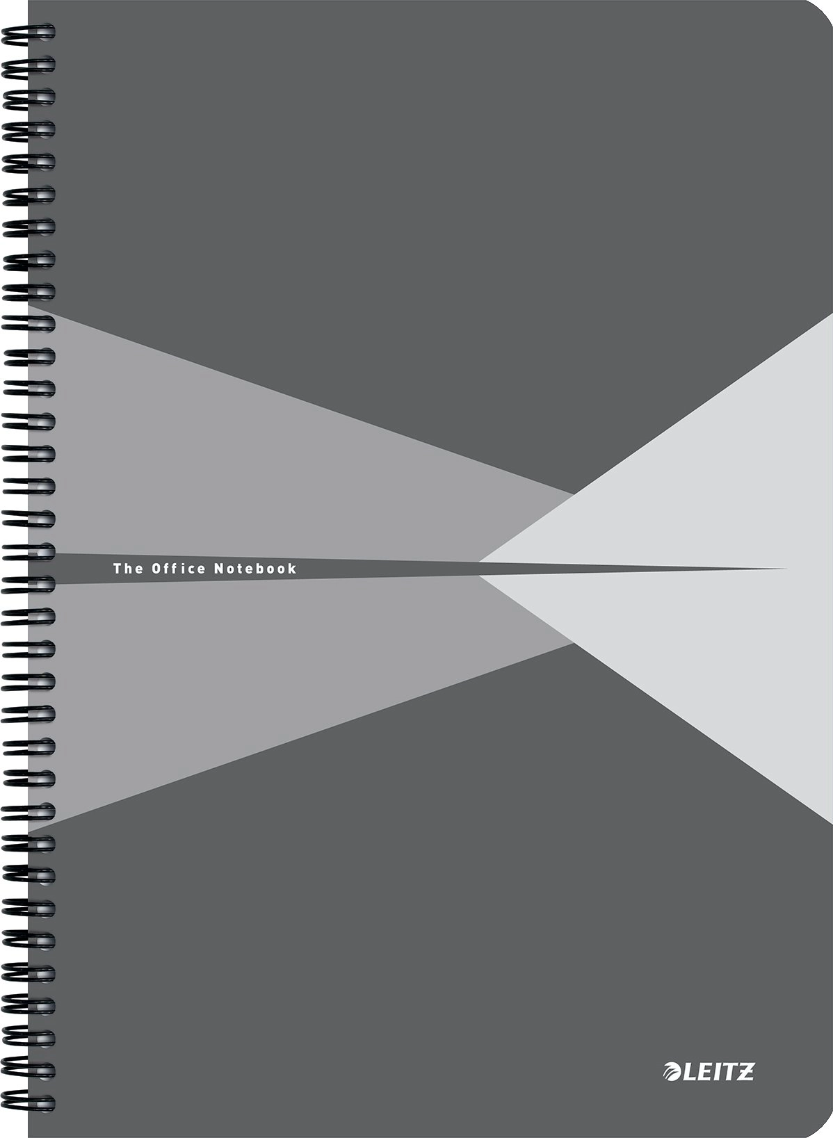 Office PP A4 notebook checkered gray